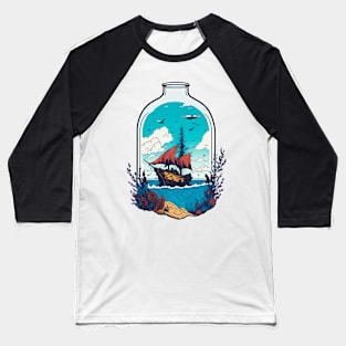 Luminous Sailboat Dream Baseball T-Shirt